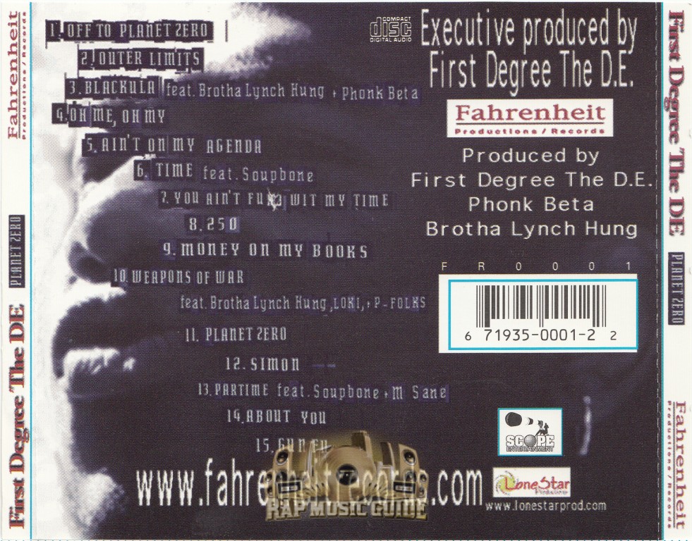 洋楽 first degree the d.e. g-rap gangsta First Degree The D.E.: albums, songs, concerts | Deezer
